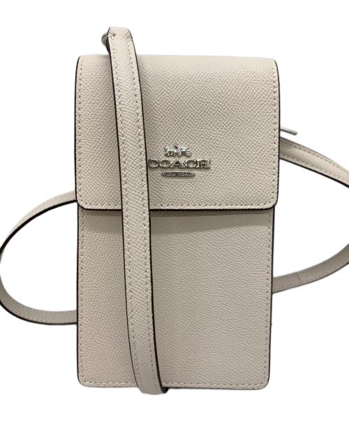 COACH（コーチ）COACH (コーチ) ショルダーポーチ ホワイトの古着・服飾アイテム