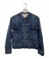 IENA（イエナ）の古着「リメイクタックデニムブルゾン」｜インディゴ