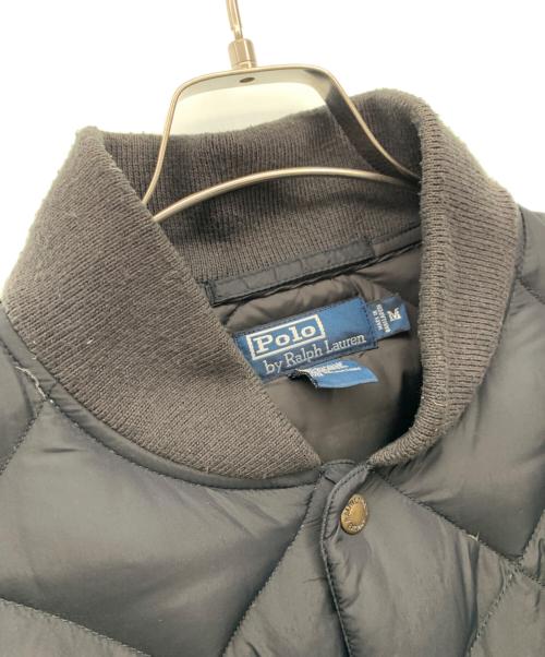 POLO RALPH LAUREN（ポロ・ラルフローレン）POLO RALPH LAUREN (ポロ・ラルフローレン) キルティングダウンジャケット ネイビー サイズ:Mの古着・服飾アイテム