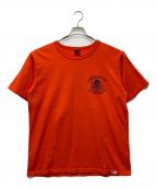 STUDIO D'ARTISANステュディオダルチザン）の古着「半袖カットソー」｜オレンジ