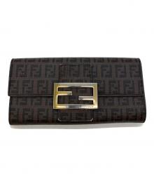 FENDI（フェンディ）の古着「長財布」｜ブラウン
