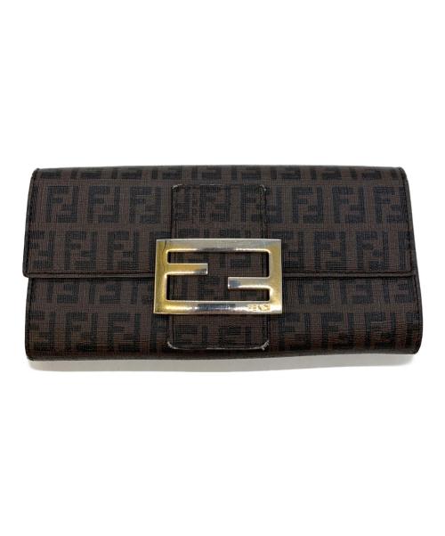 FENDI（フェンディ）FENDI (フェンディ) 長財布 ブラウンの古着・服飾アイテム