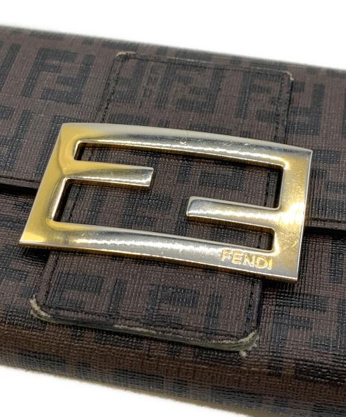 FENDI（フェンディ）FENDI (フェンディ) 長財布 ブラウンの古着・服飾アイテム