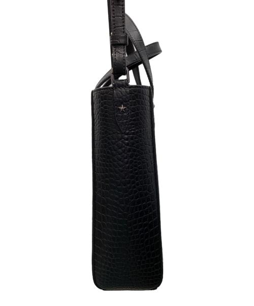 JIMMY CHOO（ジミーチュウ）JIMMY CHOO (ジミーチュウ) 2WAYショルダーバッグ ブラックの古着・服飾アイテム