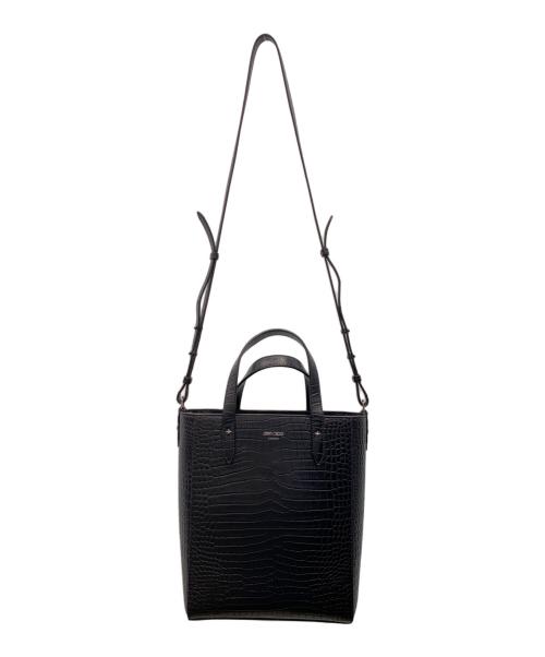 JIMMY CHOO（ジミーチュウ）JIMMY CHOO (ジミーチュウ) 2WAYショルダーバッグ ブラックの古着・服飾アイテム