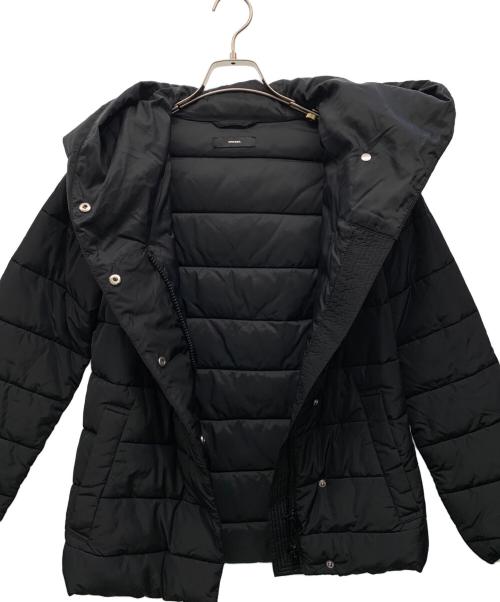 DIESEL（ディーゼル）DIESEL (ディーゼル) 中綿ジャケット ブラック サイズ:XXSの古着・服飾アイテム
