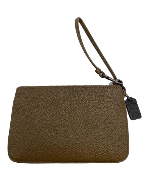COACH（コーチ）COACH (コーチ) ポーチ ブラウンの古着・服飾アイテム