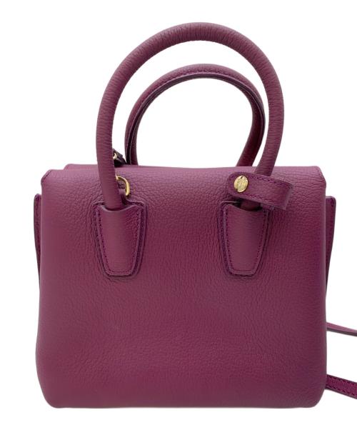 MCM（エムシーエム）MCM (エムシーエム) サッチェルバッグ パープルの古着・服飾アイテム
