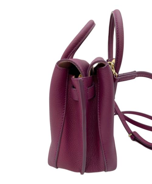 MCM（エムシーエム）MCM (エムシーエム) サッチェルバッグ パープルの古着・服飾アイテム