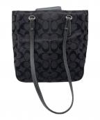 COACHコーチ）の古着「トートバッグ」｜ブラック