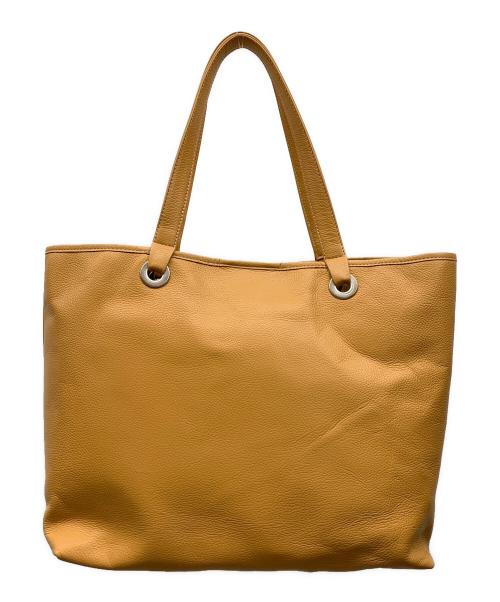 KITAMURA（キタムラ）KITAMURA (キタムラ) レザートートバッグ ブラウンの古着・服飾アイテム