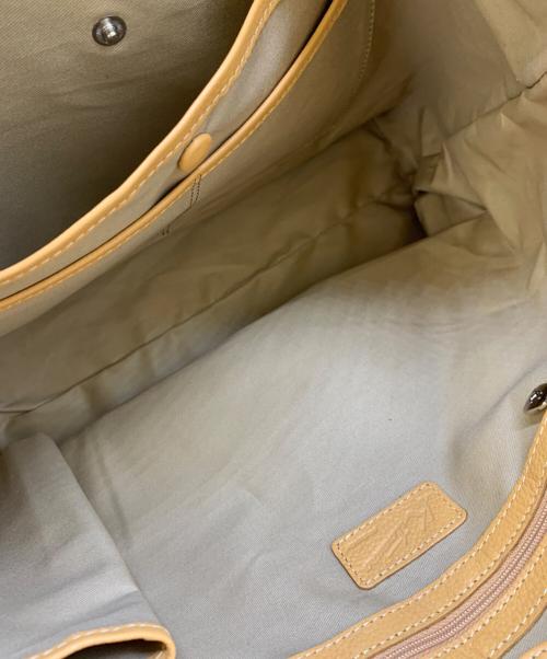 KITAMURA（キタムラ）KITAMURA (キタムラ) レザートートバッグ ブラウンの古着・服飾アイテム