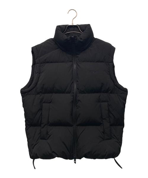 DIESEL（ディーゼル）DIESEL (ディーゼル) ダウンベスト ブラック サイズ:46の古着・服飾アイテム