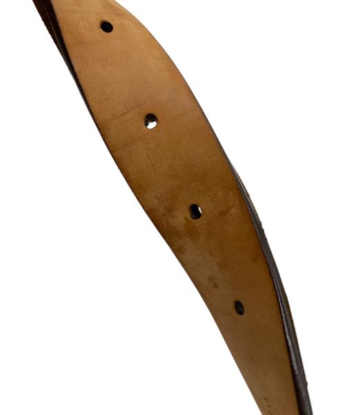 LOUIS VUITTON（ルイ ヴィトン）LOUIS VUITTON (ルイ ヴィトン) サンチュール キャレ ベルト ブラウン サイズ:95/38の古着・服飾アイテム