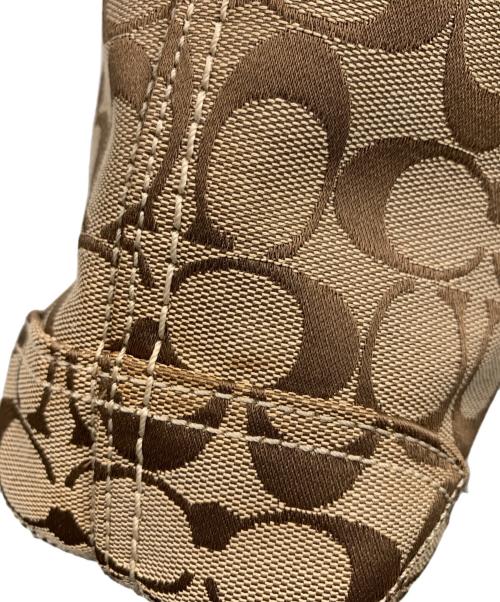 COACH（コーチ）COACH (コーチ) ショルダーバッグ ベージュ×ブラウンの古着・服飾アイテム