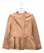 CHESTYチェスティ）の古着「レザージャケット」｜ピンク