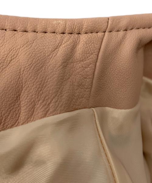 CHESTY（チェスティ）CHESTY (チェスティ) レザージャケット ピンクの古着・服飾アイテム