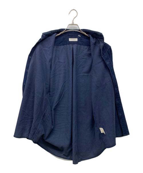 Yves Saint Laurent（イヴサンローラン）Yves Saint Laurent (イヴサンローラン) コーデュロイシャツ ネイビー サイズ:Lの古着・服飾アイテム
