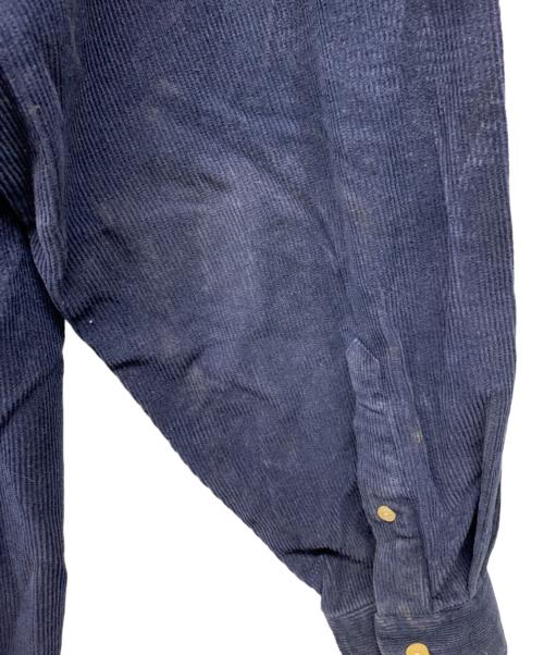 Yves Saint Laurent（イヴサンローラン）Yves Saint Laurent (イヴサンローラン) コーデュロイシャツ ネイビー サイズ:Lの古着・服飾アイテム
