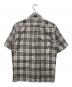 BURBERRY BLUE LABEL (バーバリーロンドンブルーレーベル) 半袖シャツ ホワイト×ブラック サイズ:L：5000円