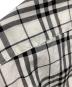 中古・古着 BURBERRY BLUE LABEL (バーバリーロンドンブルーレーベル) 半袖シャツ ホワイト×ブラック サイズ:L：5000円