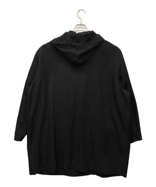 YOHJI YAMAMOTO DURBAN（ヨウジ ヤマモト × ダーバン）YOHJI YAMAMOTO DURBAN (ヨウジ ヤマモト × ダーバン) フーデッドコート ブラック サイズ:Lの古着・服飾アイテム