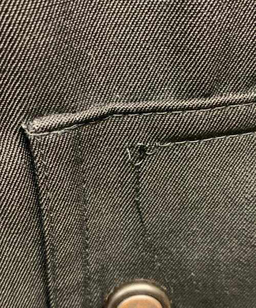 YOHJI YAMAMOTO DURBAN（ヨウジ ヤマモト × ダーバン）YOHJI YAMAMOTO DURBAN (ヨウジ ヤマモト × ダーバン) フーデッドコート ブラック サイズ:Lの古着・服飾アイテム