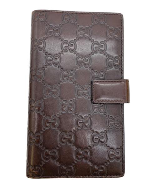 GUCCI（グッチ）GUCCI (グッチ) 手帳カバー ブラウンの古着・服飾アイテム