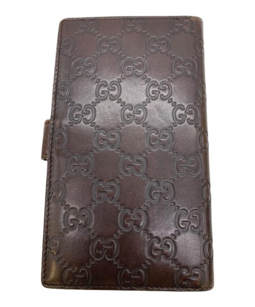 GUCCI（グッチ）GUCCI (グッチ) 手帳カバー ブラウンの古着・服飾アイテム