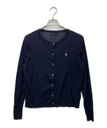 POLO RALPH LAUREN（ポロ・ラルフローレン）の古着「ピマコットンカーディガン」｜ネイビー