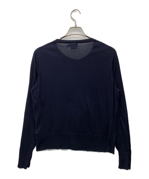 POLO RALPH LAUREN（ポロ・ラルフローレン）POLO RALPH LAUREN (ポロ・ラルフローレン) ピマコットンカーディガン ネイビー サイズ:Lの古着・服飾アイテム