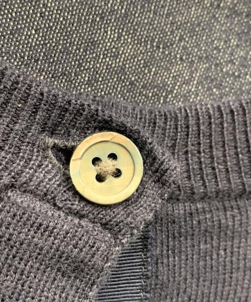 POLO RALPH LAUREN（ポロ・ラルフローレン）POLO RALPH LAUREN (ポロ・ラルフローレン) ピマコットンカーディガン ネイビー サイズ:Lの古着・服飾アイテム