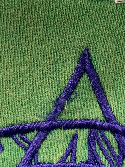 9090（9090）9090 (9090) ジップパーカー 黄緑 サイズ:Lの古着・服飾アイテム