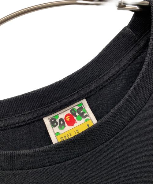 BAPE BY A BATHING APE（ベイプバイアベイシングエイプ）BAPE BY A BATHING APE (ベイプバイアベイシングエイプ) 半袖カットソー ブラック サイズ:Lの古着・服飾アイテム
