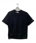 Champion REVERSE WEAVE×Mr.Gentlemanチャンピオン リバース ウィーブ×ミスタージェントルマン）の古着「半袖スウェット」｜ブラック
