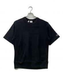 Champion REVERSE WEAVE×Mr.Gentleman（チャンピオン リバース ウィーブ×ミスタージェントルマン）の古着「半袖スウェット」｜ブラック