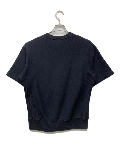 Champion REVERSE WEAVE（チャンピオン リバース ウィーブ）Champion REVERSE WEAVE (チャンピオン リバース ウィーブ) MR.GENTLEMAN (ミスタージェントルマン) 半袖スウェット ブラック サイズ:Lの古着・服飾アイテム