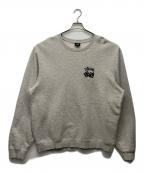 stussyステューシー）の古着「スウェット」｜ライトグレー