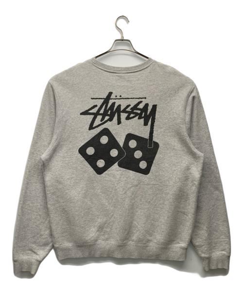 stussy（ステューシー）stussy (ステューシー) スウェット ライトグレー サイズ:XLの古着・服飾アイテム
