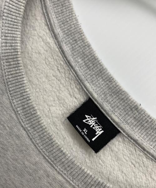 stussy（ステューシー）stussy (ステューシー) スウェット ライトグレー サイズ:XLの古着・服飾アイテム