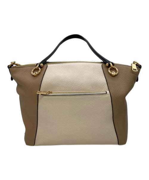 COACH（コーチ）COACH (コーチ) ショルダーバッグ ホワイト×ブラウンの古着・服飾アイテム