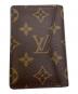 LOUIS VUITTON (ルイ ヴィトン) カードケース ブラウン：15000円