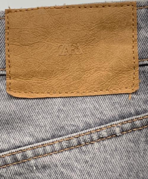 ZARA（ザラ）ZARA (ザラ) カットオフデニムパンツ グレー サイズ:USA6の古着・服飾アイテム