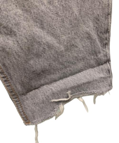 ZARA（ザラ）ZARA (ザラ) カットオフデニムパンツ グレー サイズ:USA6の古着・服飾アイテム