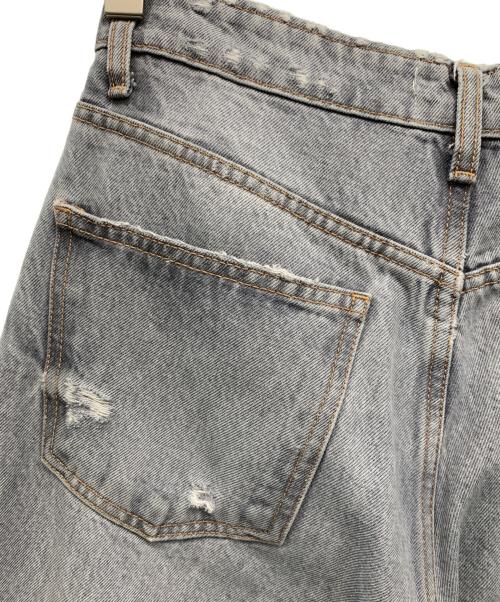 ZARA（ザラ）ZARA (ザラ) カットオフデニムパンツ グレー サイズ:USA6の古着・服飾アイテム