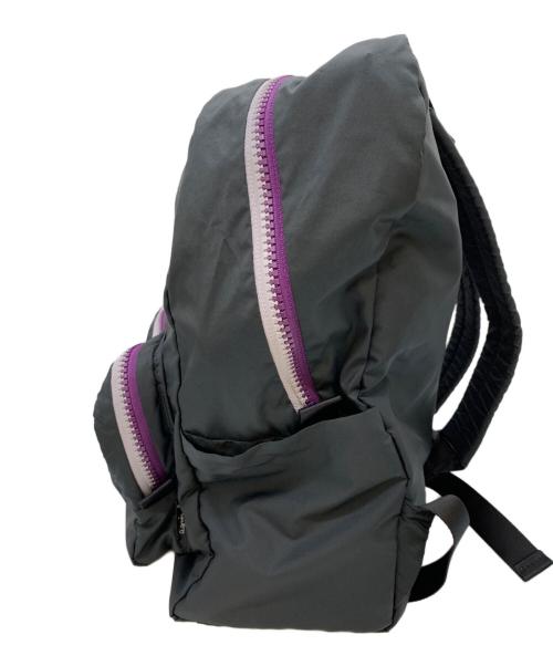 agnes b voyage（アニエスベーボヤージュ）agnes b voyage (アニエスベーボヤージュ) リュック ブラック×パープルの古着・服飾アイテム