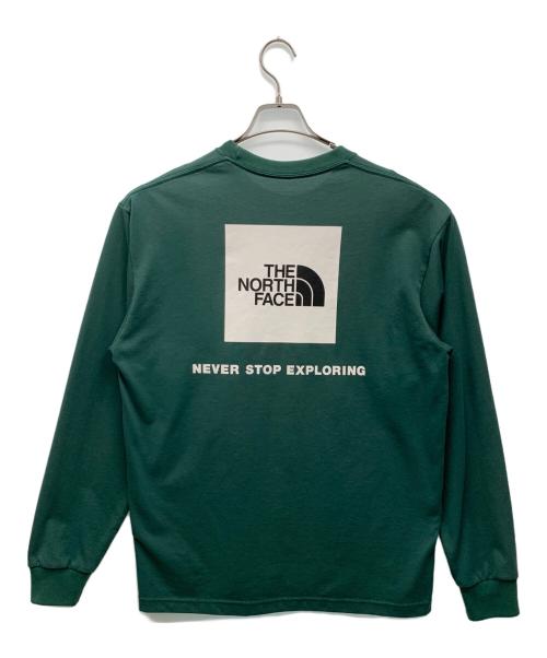 THE NORTH FACE（ザ ノース フェイス）THE NORTH FACE (ザ ノース フェイス) 長袖カットソー グリーン サイズ:XLの古着・服飾アイテム