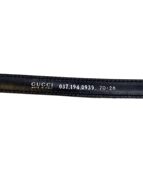 GUCCI（グッチ）GUCCI (グッチ) ベルト ブラックの古着・服飾アイテム