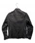 Schott (ショット) ATTACHMENT (アタッチメント) STUDIOUS (ステュディオス) ダブルライダースジャケット ブラック サイズ:M：35000円