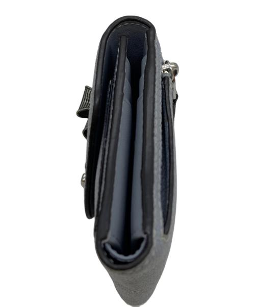 COACH（コーチ）COACH (コーチ) 3つ折り財布 スカイブルーの古着・服飾アイテム